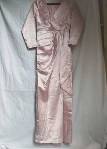 Elegant Pink Maxi Dress