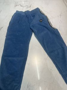 Balmain Paris Blue Corduroy Top