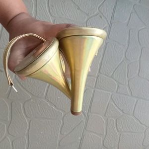 Gold Colour Pumps