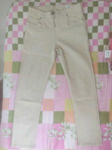 Beige Jeans