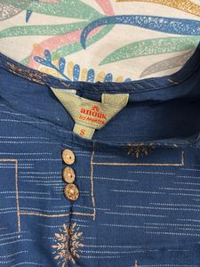 Elegant Navy Blue Kurta