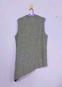 Dorothy Perkins Grey Asymmetric Sweater