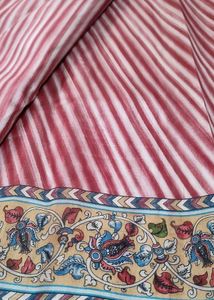 Office Wear Lehariya Saree With Blouse