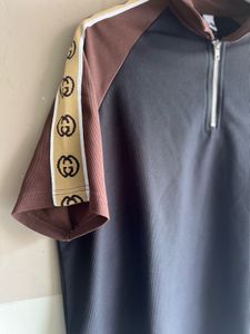 Gucci Striped Sleeve Polo Shirt