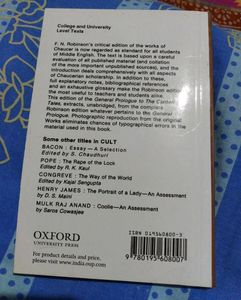 Book- Prologue to the Canterbury tales by Geoffrey Chaucer