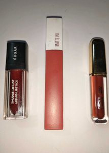 Lipstick Bundle: Sugar, Maybelline, Faces Canada
