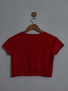 Classy Half Red Sweater