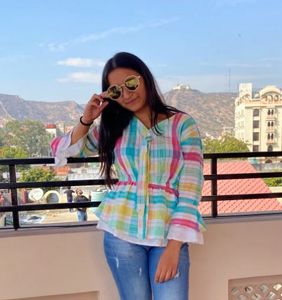 Colorful Plaid Top