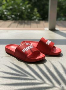 Red Puma Slides