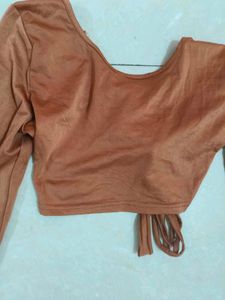 sexy long sleeve top for women (maroon)