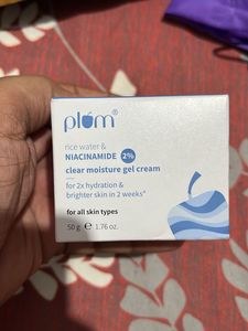 Plum Rice Water Gel Cream 50g