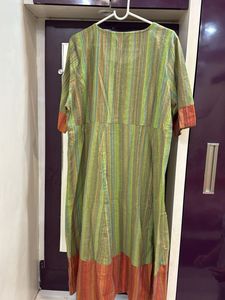 Striped Green Kurta