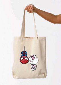 Spiderman Hello Kitty Tote