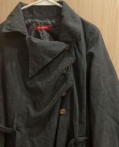 Elegant Black Trench Coat