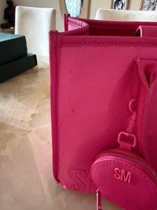 Steve Madden Hot Pink Tote Bag Set
