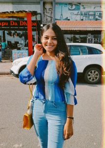 Blue Shaded Top For Women (Fresh)