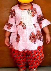 1 Time Used 12 _18 Month Baby Kurta Dhoti Set