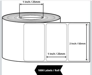 CROMO Barcode Labels 60mm x 25mm