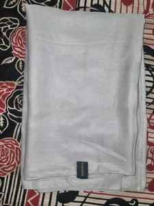 Silver Party Wear Shimmer SCARF/ HIJAB/ DUPATTA