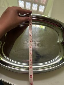 Stainless steel serving tray