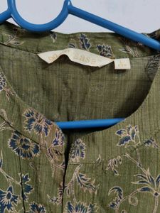 Elegant Green Kurti Used Twice Look Like New