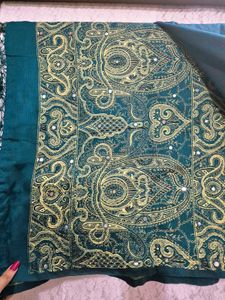 Elegant Teal saree