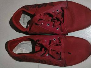 Red Casual Shoes
