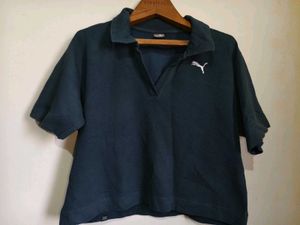 Large/ XL Puma Dark Green Top