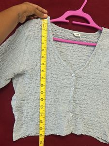 Blue Full Sleeves Top