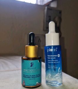 Pilgrim Peeling Solution And Plum Serum (New)