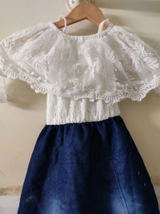 Denim frock