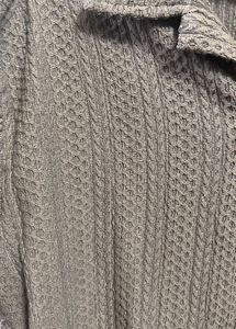 Textured Gray Short Sleeve Shirt