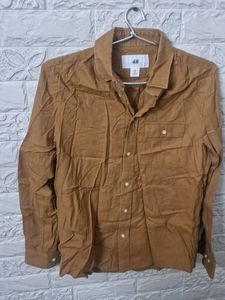 H&M Brown Casual Shirt
