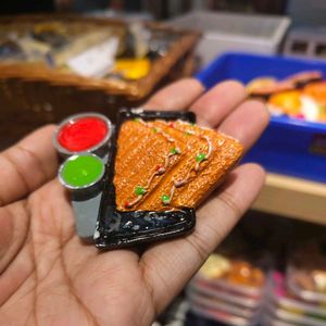 Grilled Sandwich Ceramic Fridge Magnet