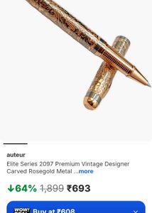 Vintage Goldplated Pen Set