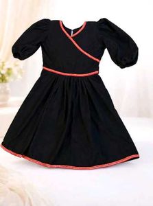 Cute Black Wrap Dress