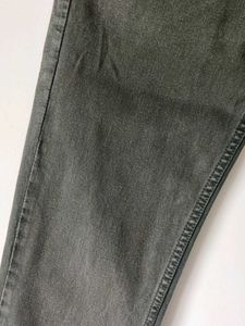 Slim Fit Olive Green Jeans
