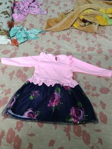 Cute Floral Girls Dress