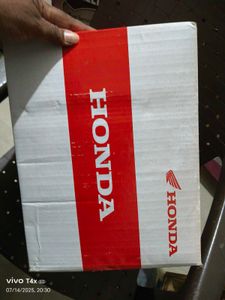Honda Half Face Black Helmet