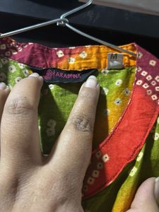 Colorful Bandhani Print Dress