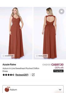 Red Heart Cutout Maxi Dress AZAZIE (A8)