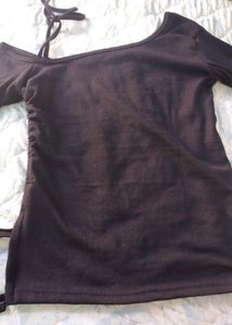Korean Half  Shoulder Top