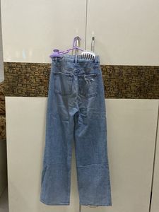 h&amp;m wide leg jeans high waist