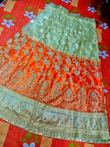 Orange Lehenga Choli For Women