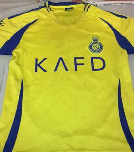 AL NASSR FOOTBALL JERSEY V COLLAR