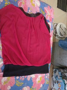 Stylish Pink Embellished Top