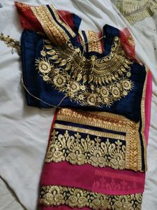 Elegant Pink Saree