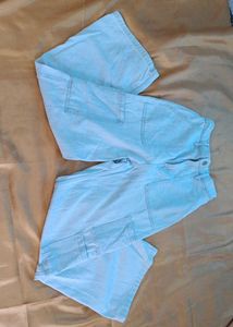 Light Wash Cargo Pants for women