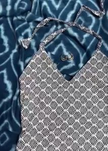 Printed Halter Indian kurti