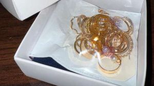 Set of 23 Gold Plated Rings